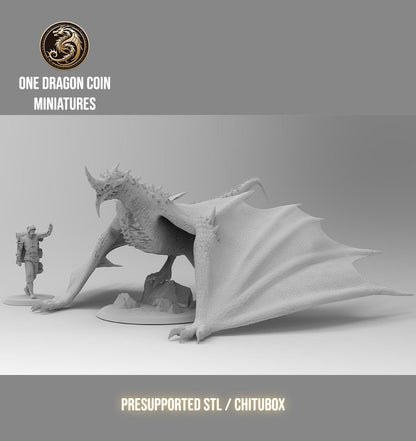Scaledur the Great Horne | TABLETOP SCALE | TTRPG Monster Miniature | Spirit of Resin Miniatures