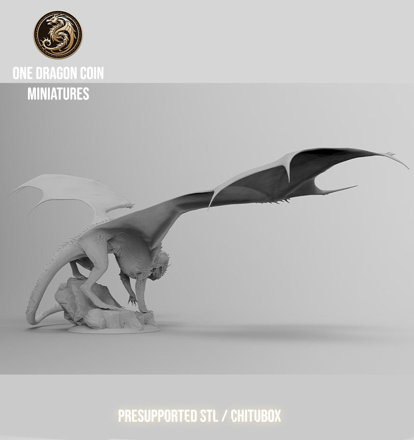 Vorondax, Terror of the Peaks | TABLETOP SCALE | TTRPG Monster Miniature | Spirit of Resin Miniatures