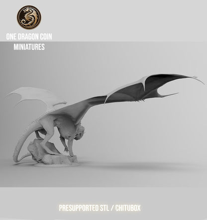 Vorondax, Terror of the Peaks | TABLETOP SCALE | TTRPG Monster Miniature | Spirit of Resin Miniatures