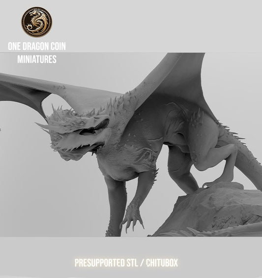 Vorondax, Terror of the Peaks | TABLETOP SCALE | TTRPG Monster Miniature | Spirit of Resin Miniatures