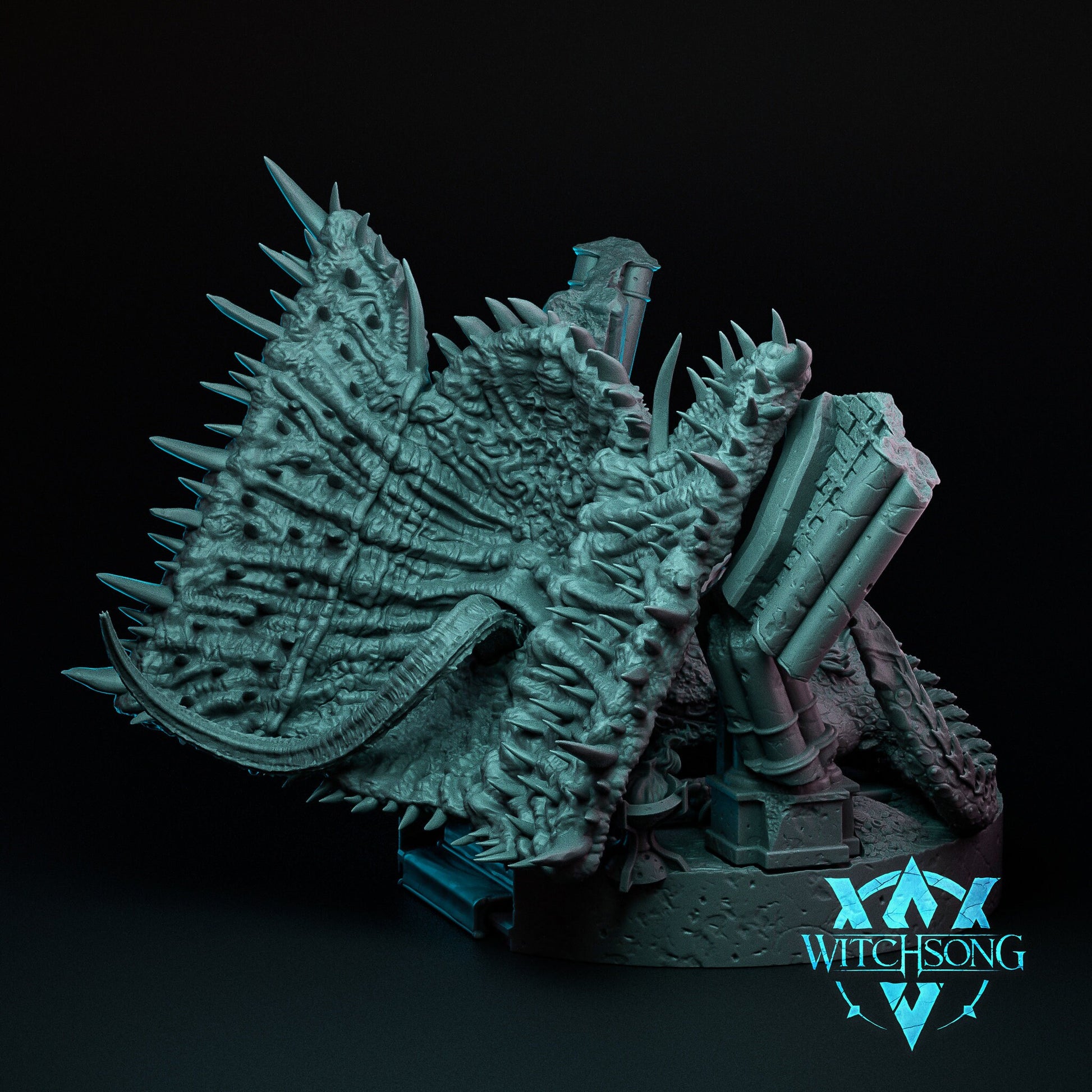 Treasure Room Door Mimic | TABLETOP SCALE | Monster Miniature Statue | Witchsong Miniatures