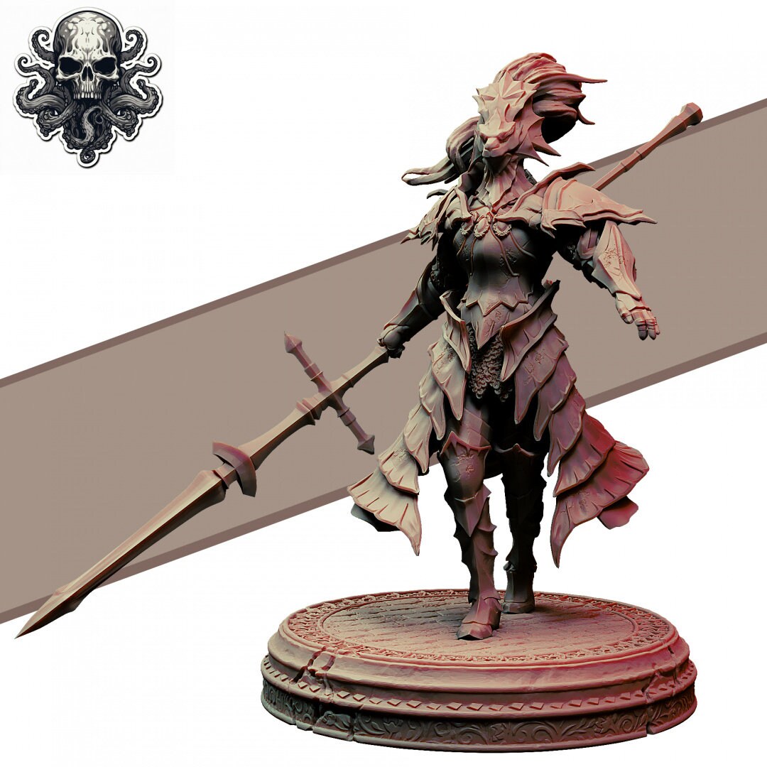 Court of Sunlight and Cinder | TABLETOP SCALE | D&D TTRPG Miniature | Realsteone Miniatures