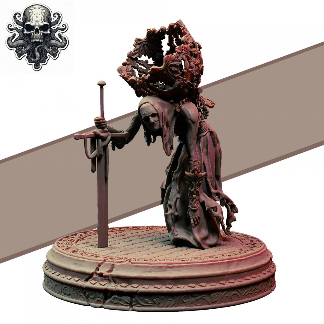 Court of Sunlight and Cinder | TABLETOP SCALE | D&D TTRPG Miniature | Realsteone Miniatures