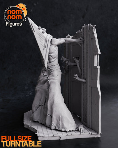 Red Pyramid | Resin Garage Kit Figure Video Game Fan Art | Nomnom Figures