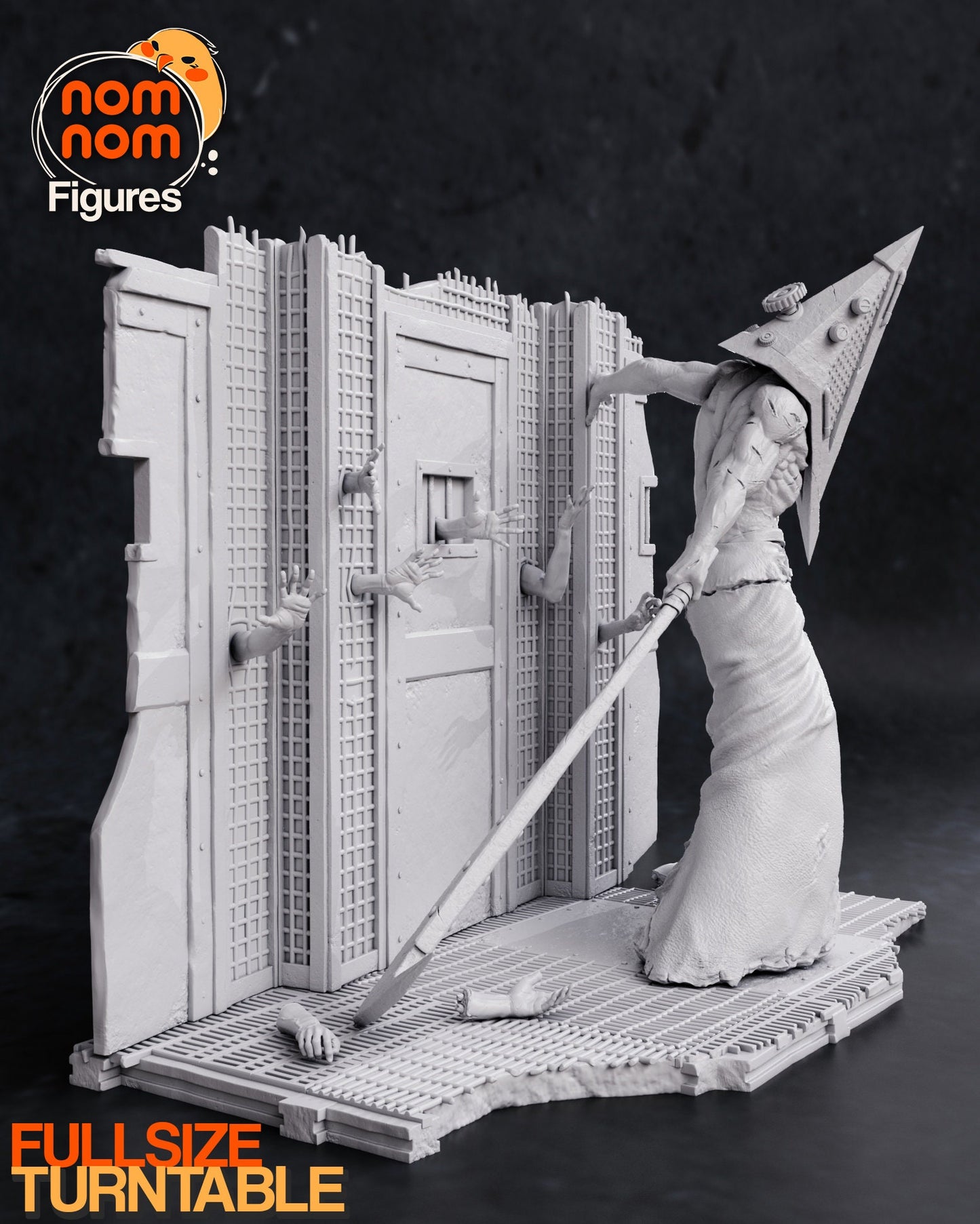 Red Pyramid | Resin Garage Kit Figure Video Game Fan Art | Nomnom Figures