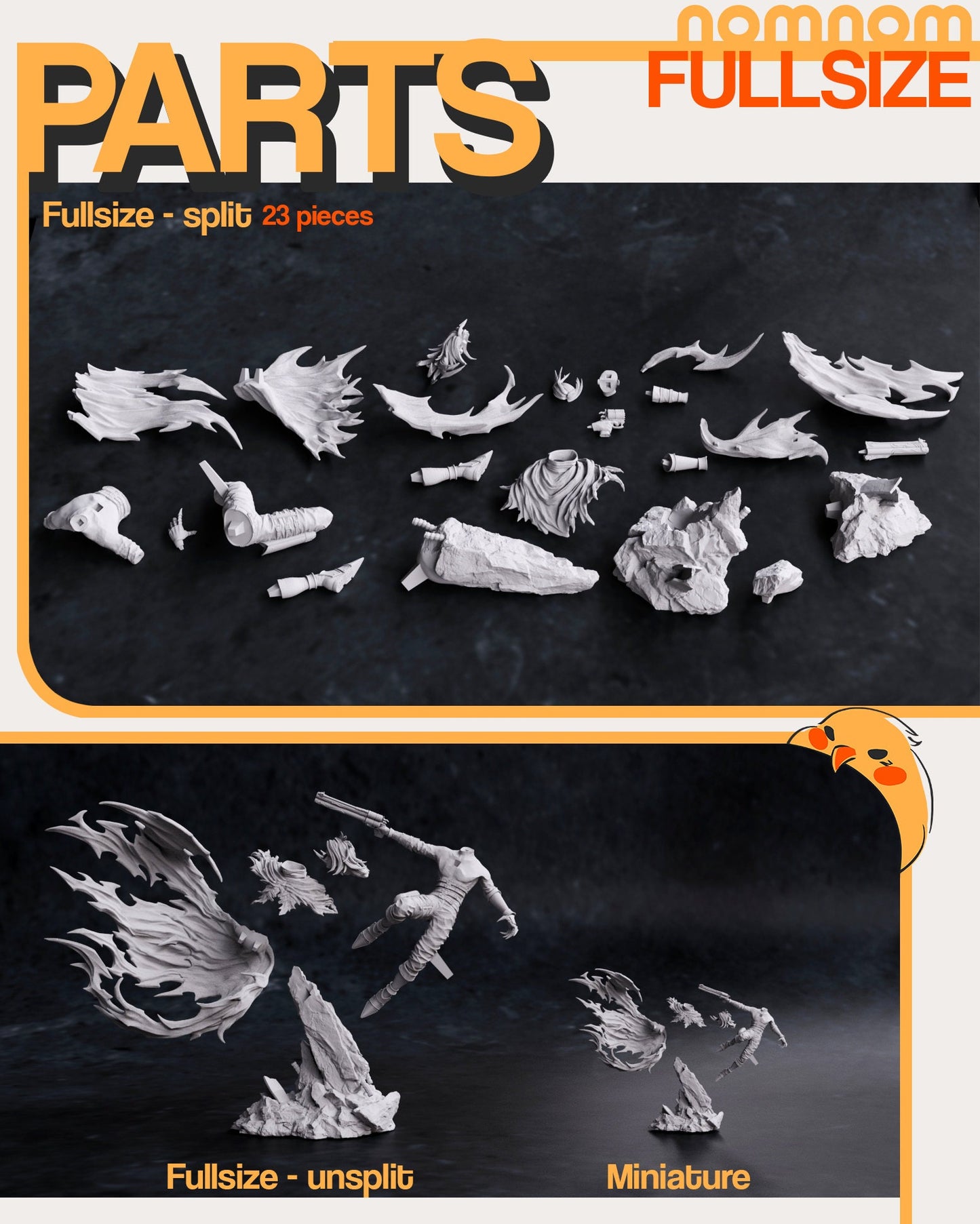 Immortal Sin | Resin Garage Kit Figure Video Game Fan Art | Nomnom Figures