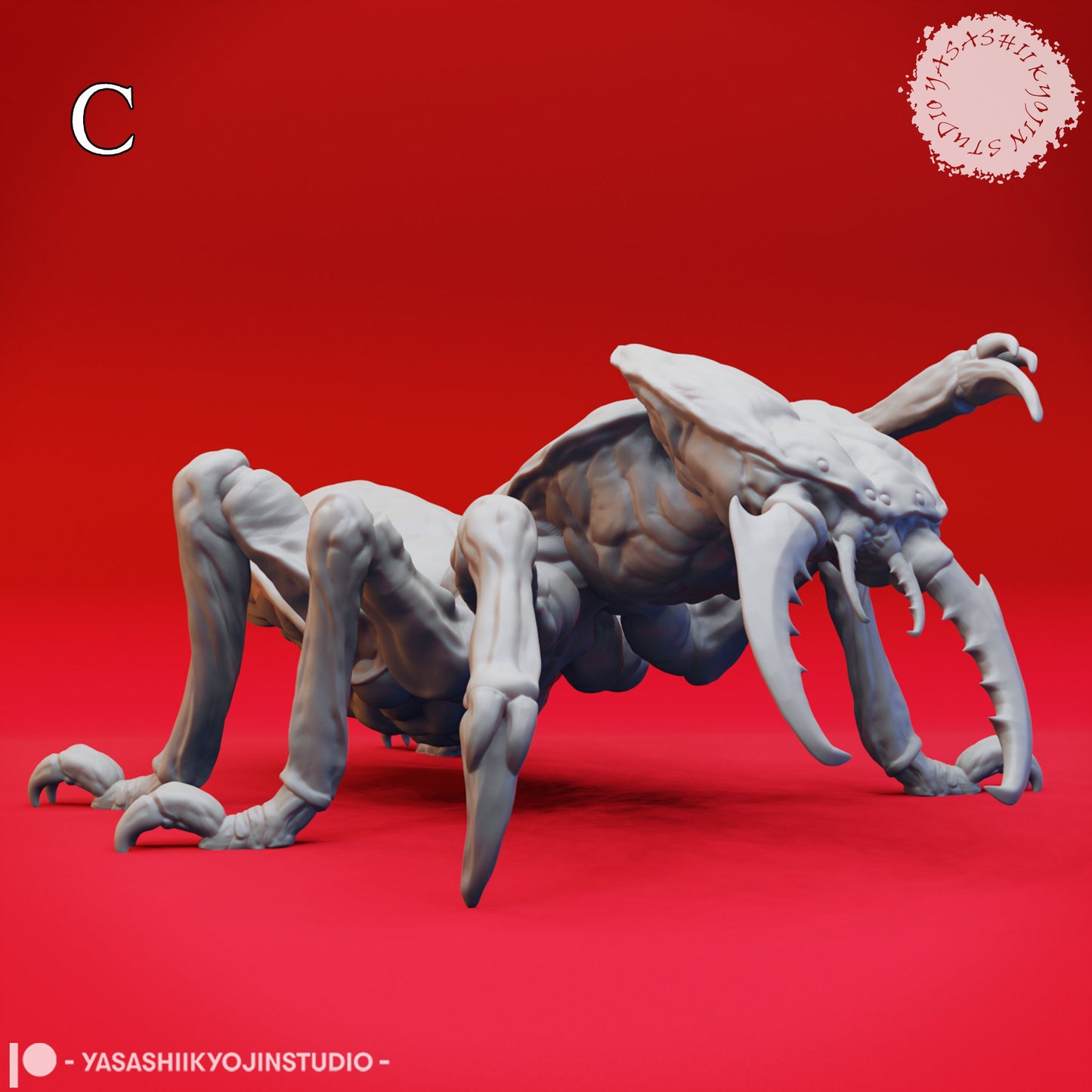 Ankheg | TABLETOP SCALE | TTRPG Monster Miniature | Yasashii Kyojin Studio