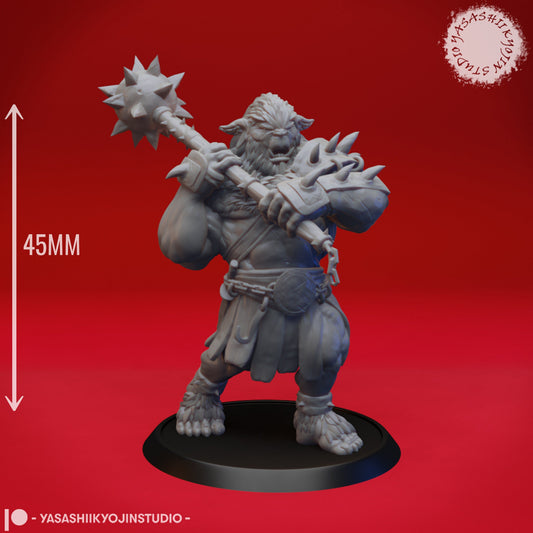 Bugbear | TABLETOP SCALE | D&D TTRPG Monster Miniature | Yasashii Kyojin Studio