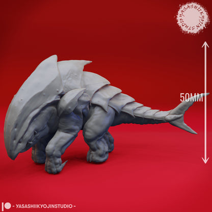 Bulette | TABLETOP SCALE | TTRPG Monster Miniature | Yasashii Kyojin Studio