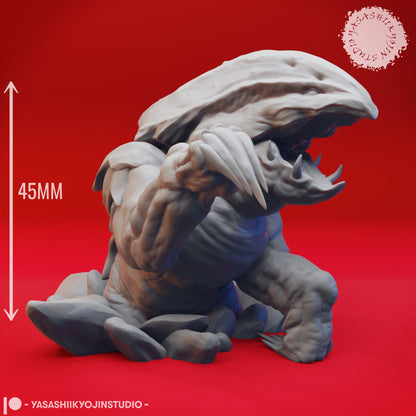 Bulette | TABLETOP SCALE | TTRPG Monster Miniature | Yasashii Kyojin Studio