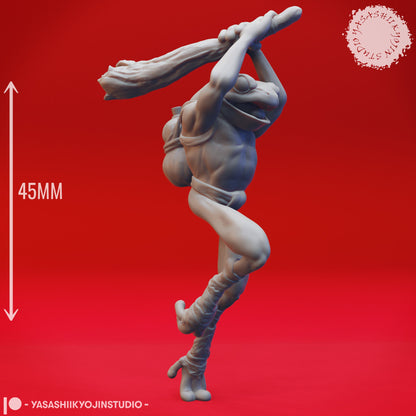 Bullywug | TABLETOP SCALE | TTRPG Monster Miniature | Yasashii Kyojin Studio