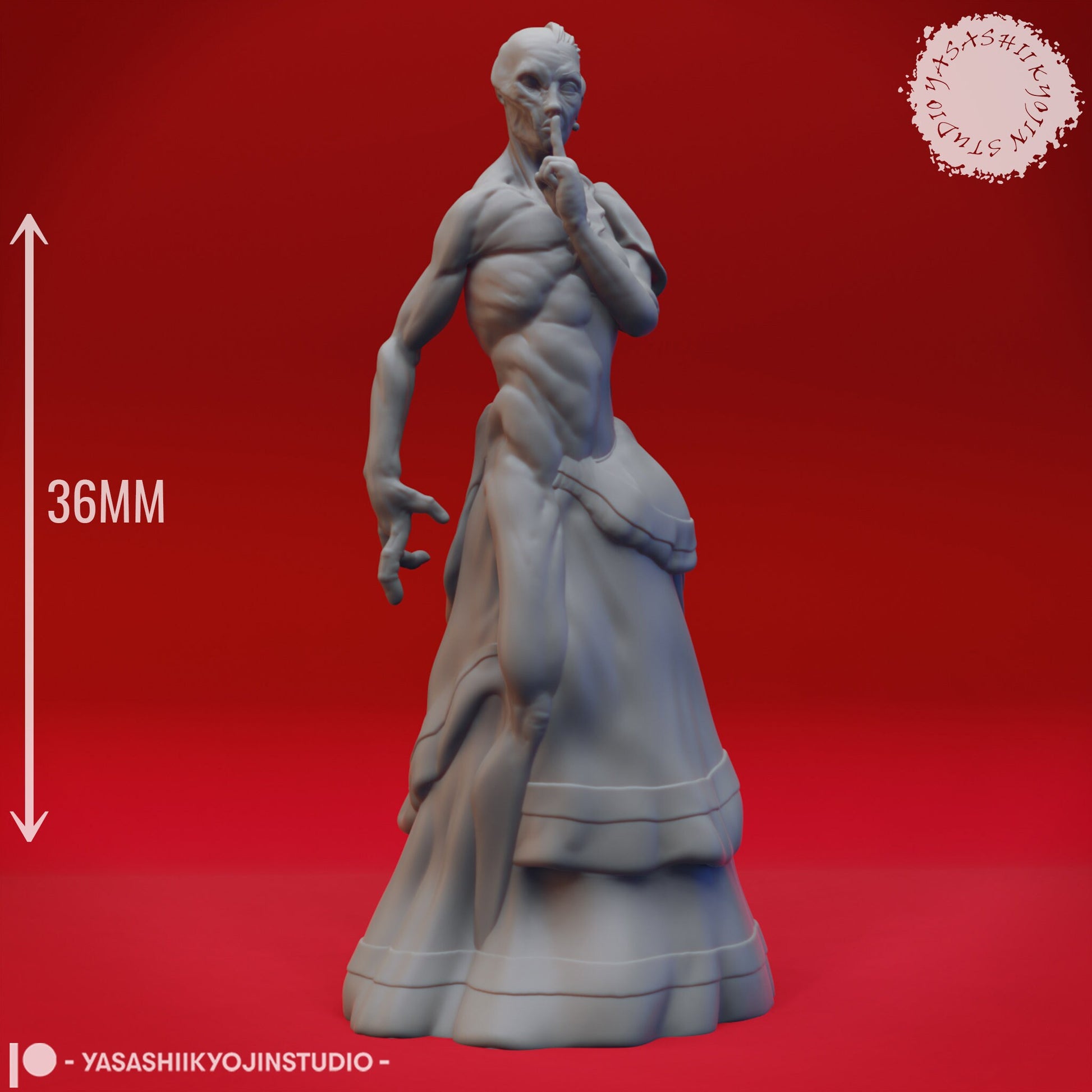 Doppelganger, Noblewoman | TABLETOP SCALE | TTRPG Monster Miniature | Yasashii Kyojin Studio