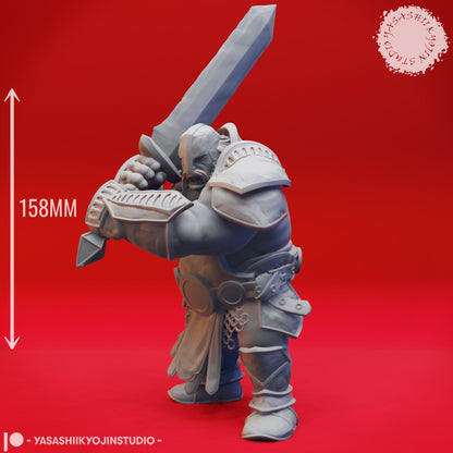 Fire Giant | TABLETOP SCALE | TTRPG Monster Miniature | Yasashii Kyojin Studio