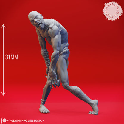 Ghoul | TABLETOP SCALE | TTRPG Monster Miniature | Yasashii Kyojin Studio