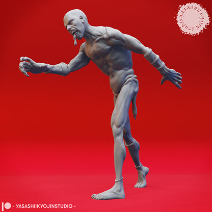 Ghoul | TABLETOP SCALE | TTRPG Monster Miniature | Yasashii Kyojin Studio