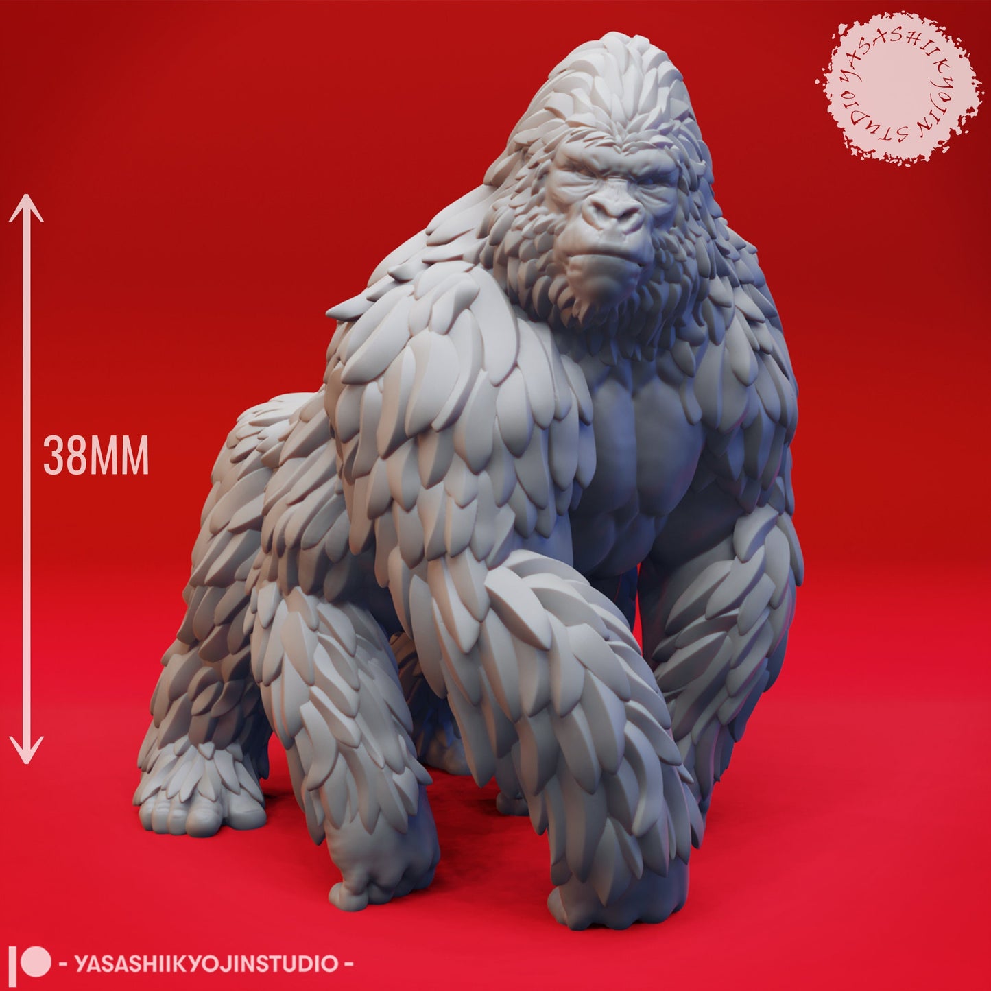 Girallon | TABLETOP SCALE | TTRPG Monster Miniature | Yasashii Kyojin Studio