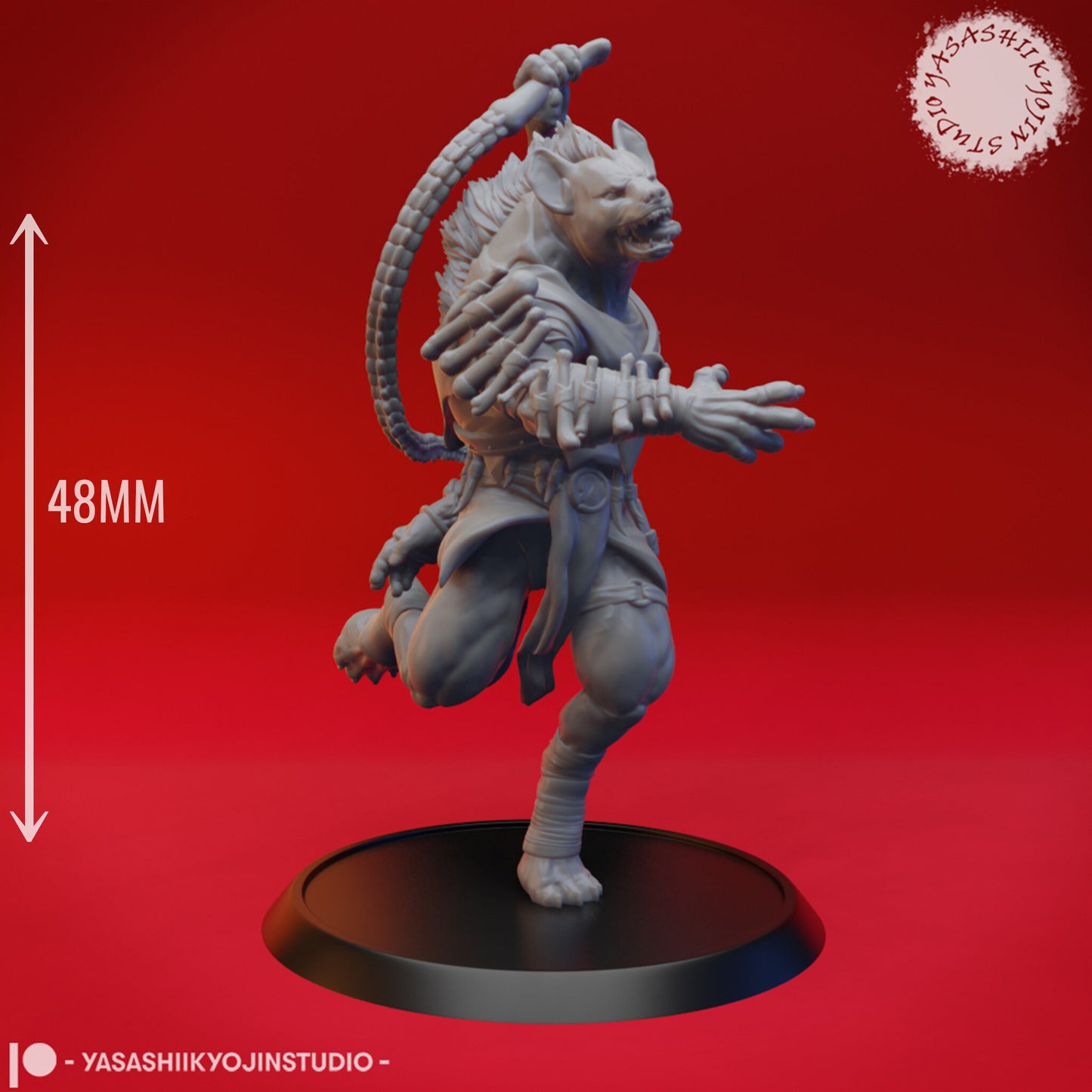 Gnoll | TABLETOP SCALE | TTRPG Monster Miniature | Yasashii Kyojin Studio