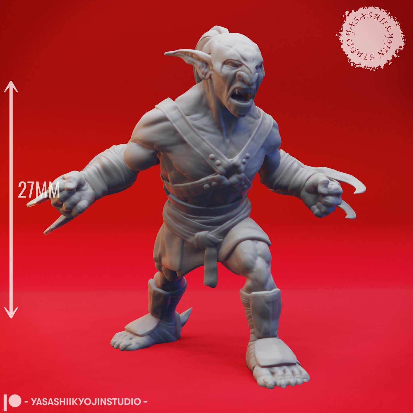 Goblins | TABLETOP SCALE | TTRPG Monster Miniature | Yasashii Kyojin Studio