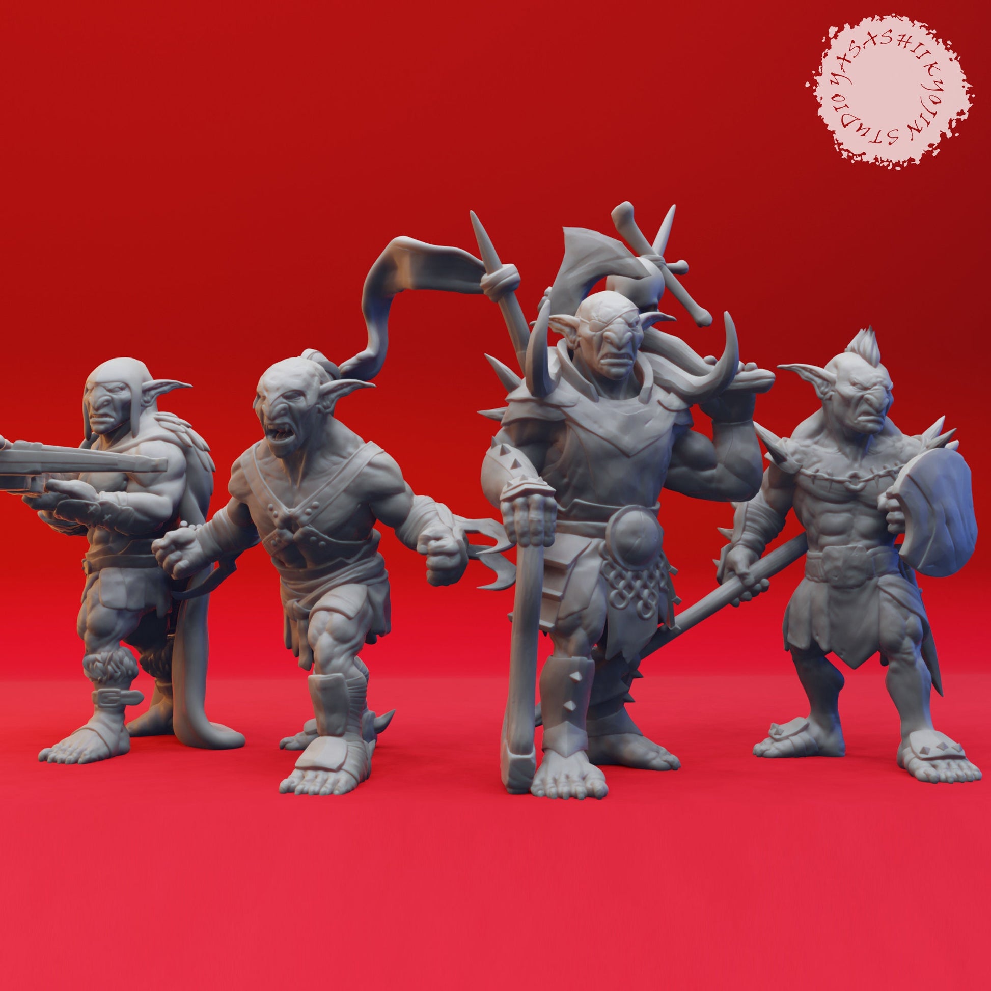 Goblins | TABLETOP SCALE | TTRPG Monster Miniature | Yasashii Kyojin Studio