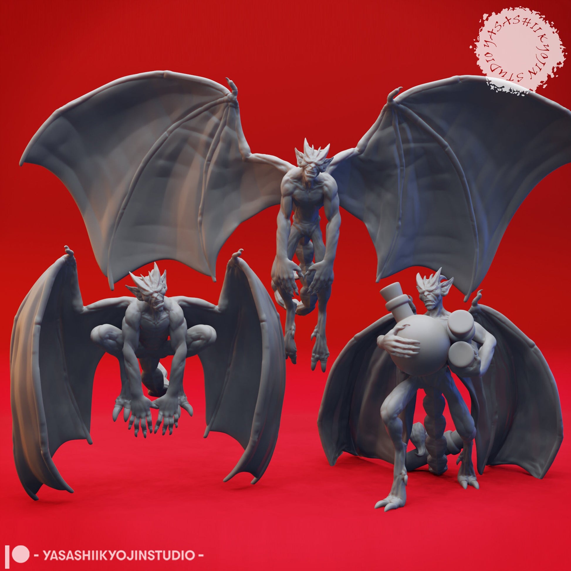 Imp | TABLETOP SCALE | TTRPG Monster Miniature | Yasashii Kyojin Studio