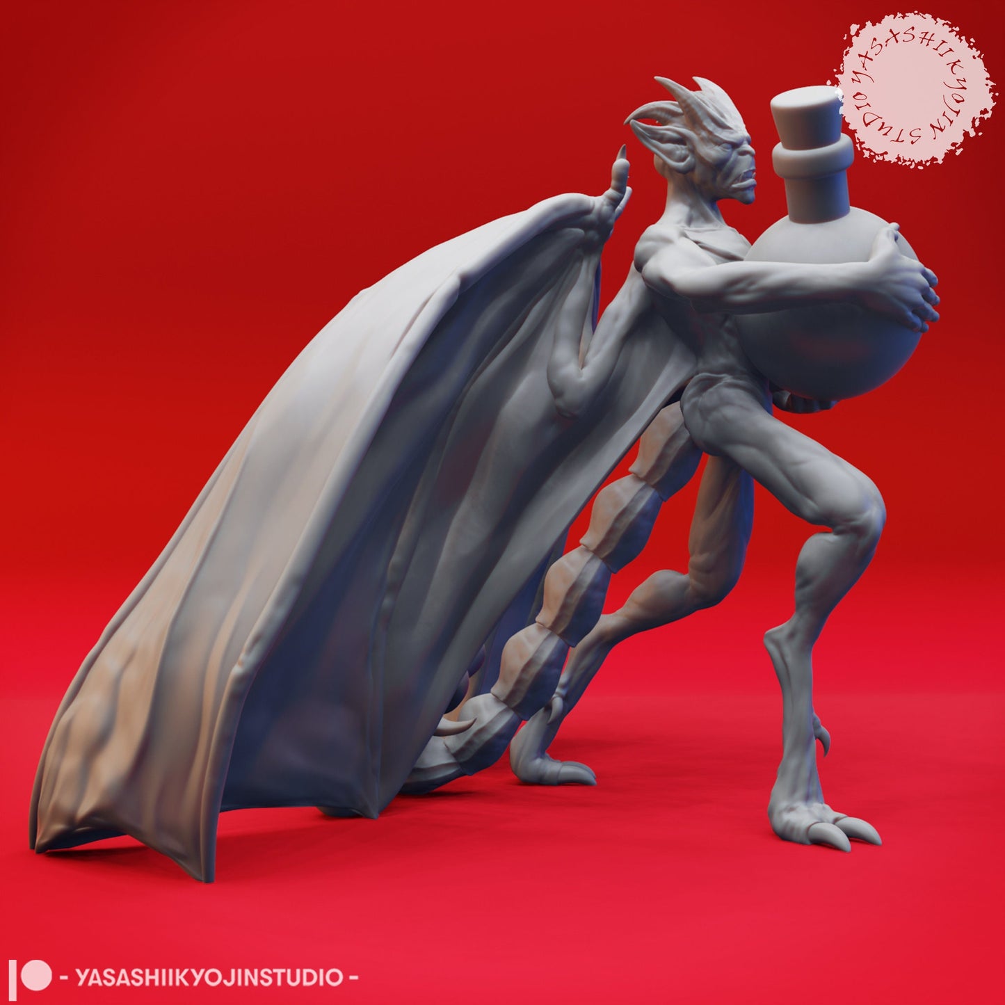 Imp | TABLETOP SCALE | TTRPG Monster Miniature | Yasashii Kyojin Studio