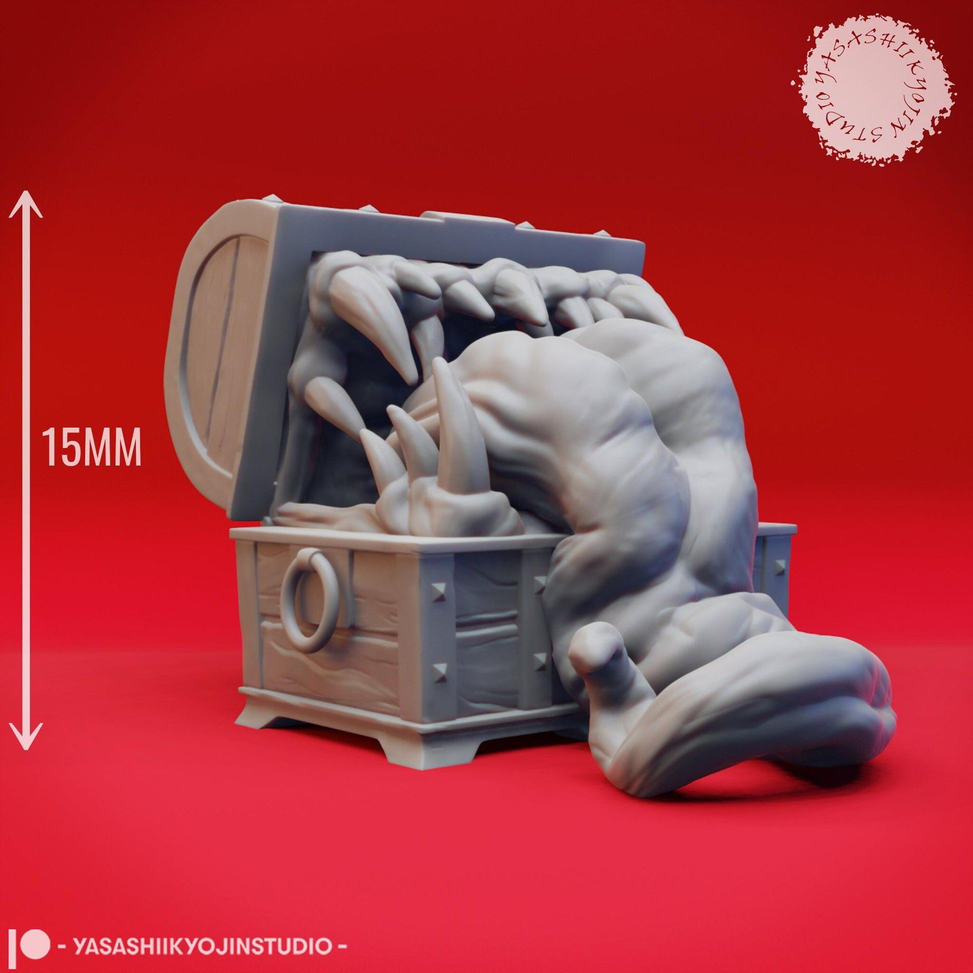 Mimic Toothy | TABLETOP SCALE | TTRPG Monster Miniature | Yasashii Kyojin Studio