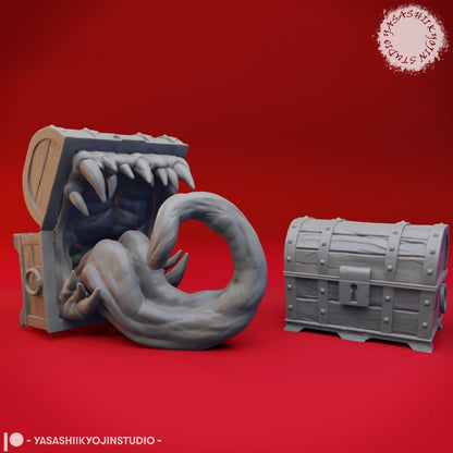 Mimic Toothy | TABLETOP SCALE | TTRPG Monster Miniature | Yasashii Kyojin Studio