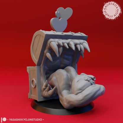 Mimic Holiday Themes | TABLETOP SCALE | TTRPG Monster Miniature | Yasashii Kyojin Studio