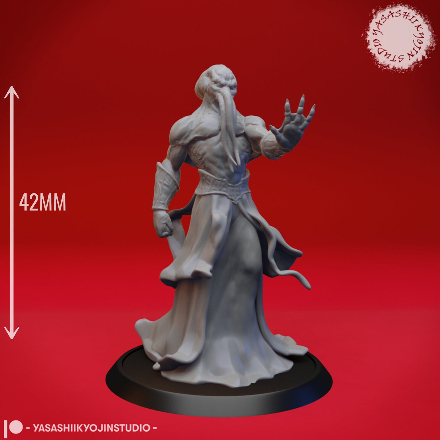 Mind Flayers | TABLETOP SCALE | D&D TTRPG Monster Miniature | Yasashii Kyojin Studio