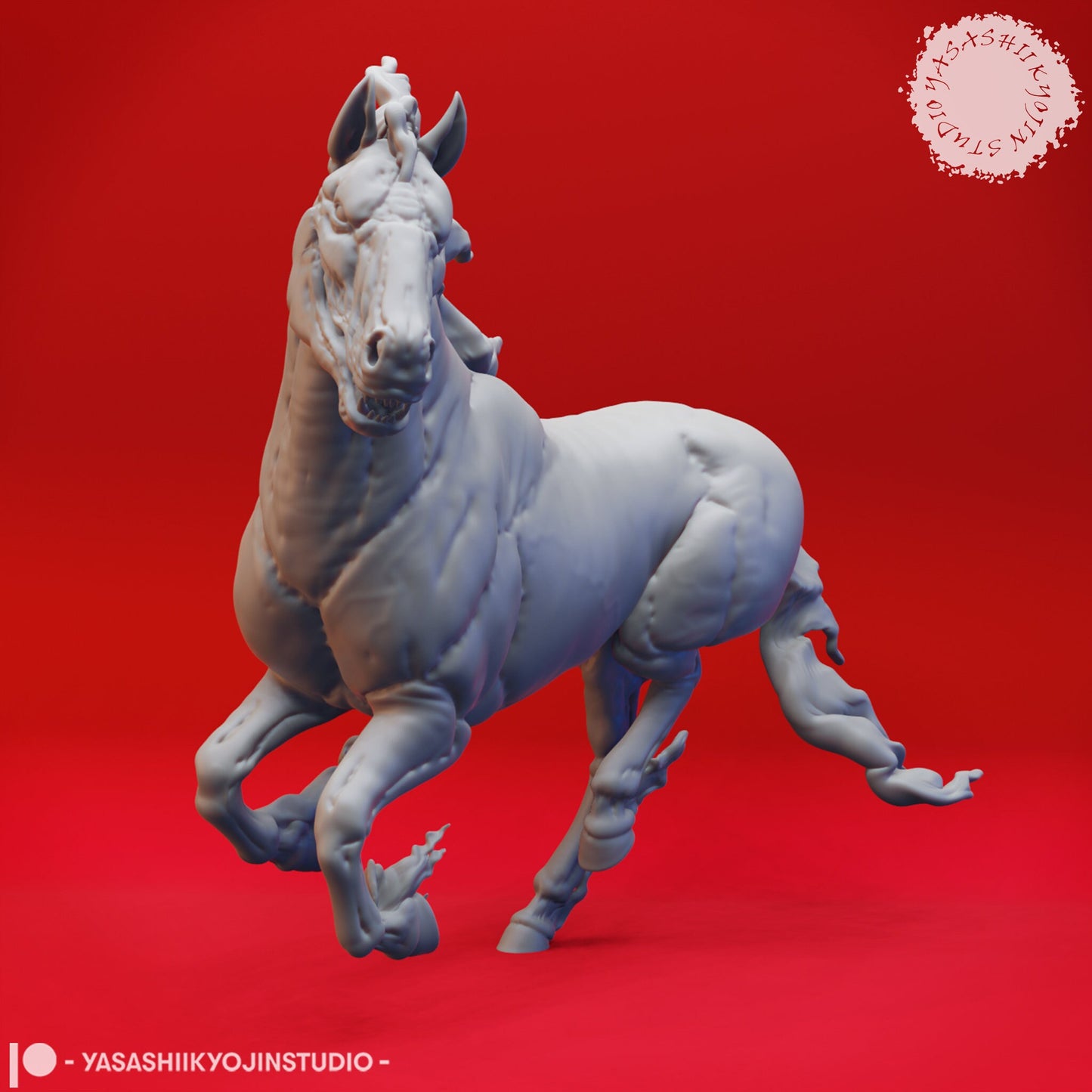 Nightmare | TABLETOP SCALE | TTRPG Monster Miniature | Yasashii Kyojin Studio