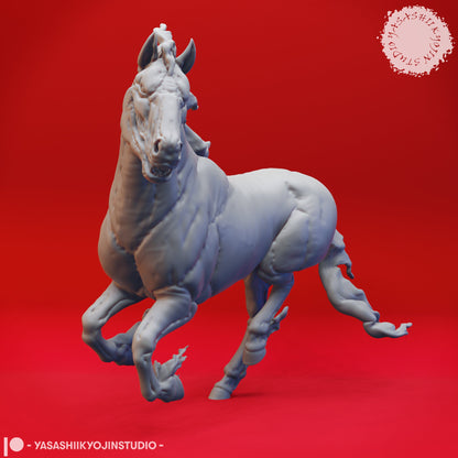 Nightmare | TABLETOP SCALE | TTRPG Monster Miniature | Yasashii Kyojin Studio