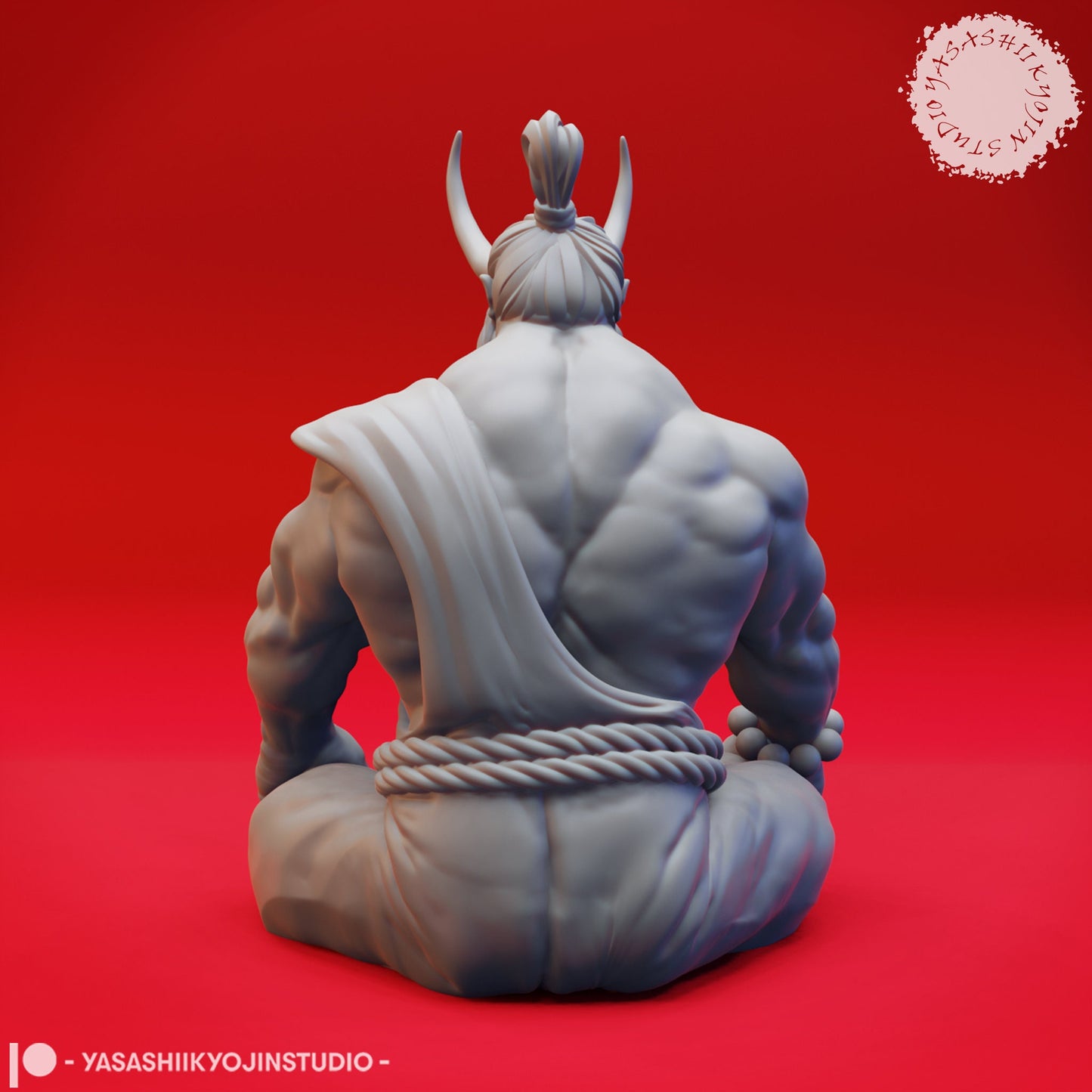 Oni | TTRPG Monster Miniature | Yasashii Kyojin Studio | Unpainted, Unplated Resin 8k