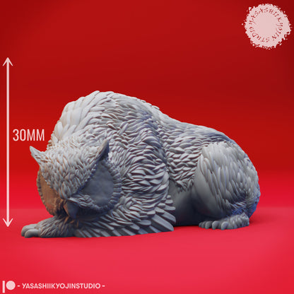 Owlbear | TABLETOP SCALE | D&D TTRPG Monster Miniature | Yasashii Kyojin Studio