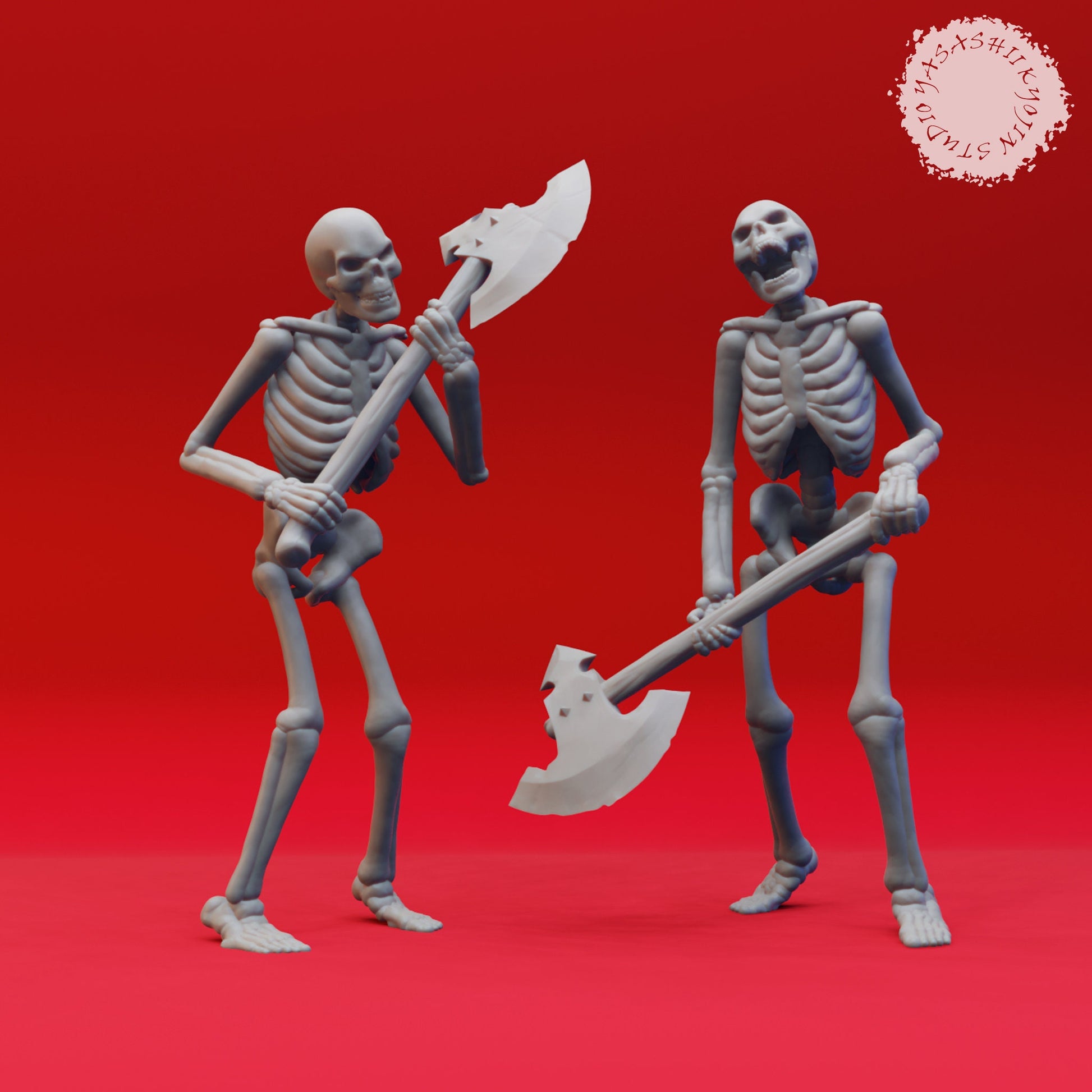 Skeletons | TABLETOP SCALE | D&D TTRPG Monster Miniature | Yasashii Kyojin Studio