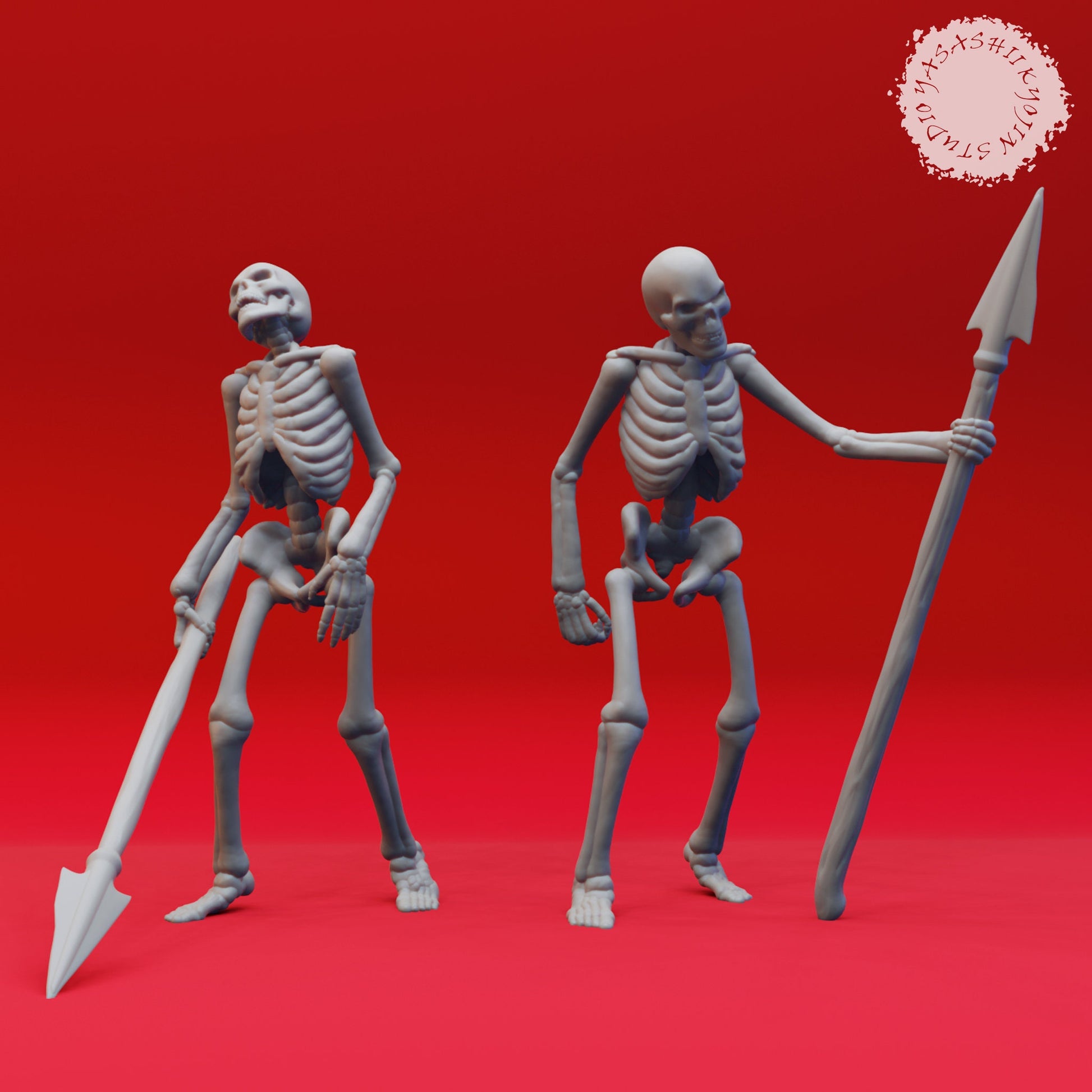 Skeletons | TABLETOP SCALE | D&D TTRPG Monster Miniature | Yasashii Kyojin Studio