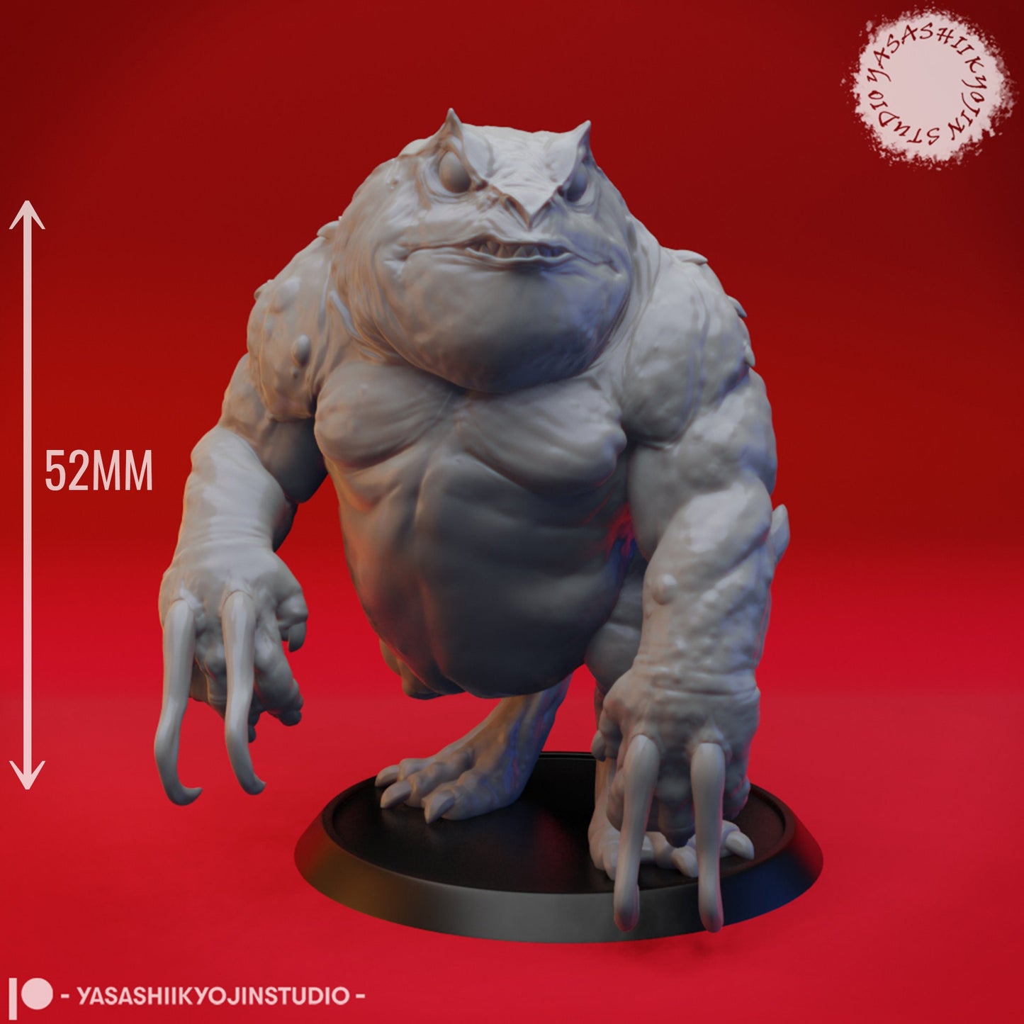 Slaad | TABLETOP SCALE | TTRPG Monster Miniature | Yasashii Kyojin Studio