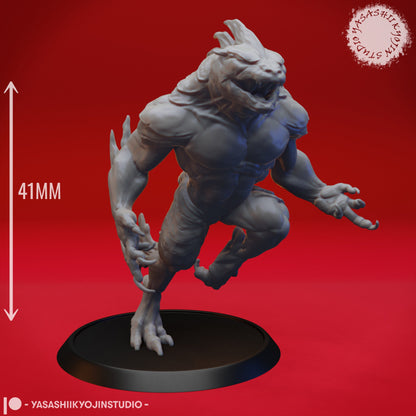 Troglodyte | TABLETOP SCALE | D&D TTRPG Monster Miniature | Yasashii Kyojin Studio