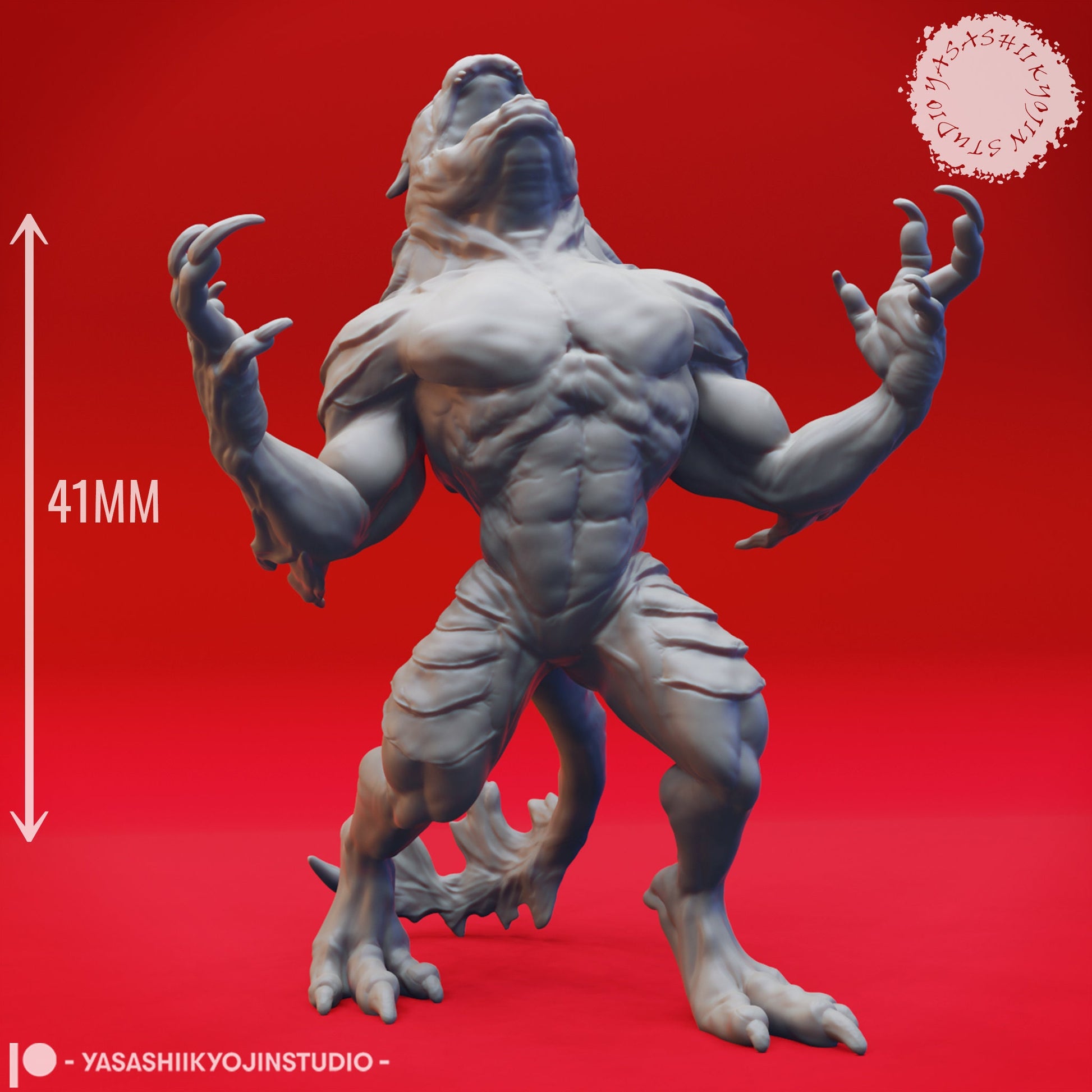 Troglodyte | TABLETOP SCALE | D&D TTRPG Monster Miniature | Yasashii Kyojin Studio