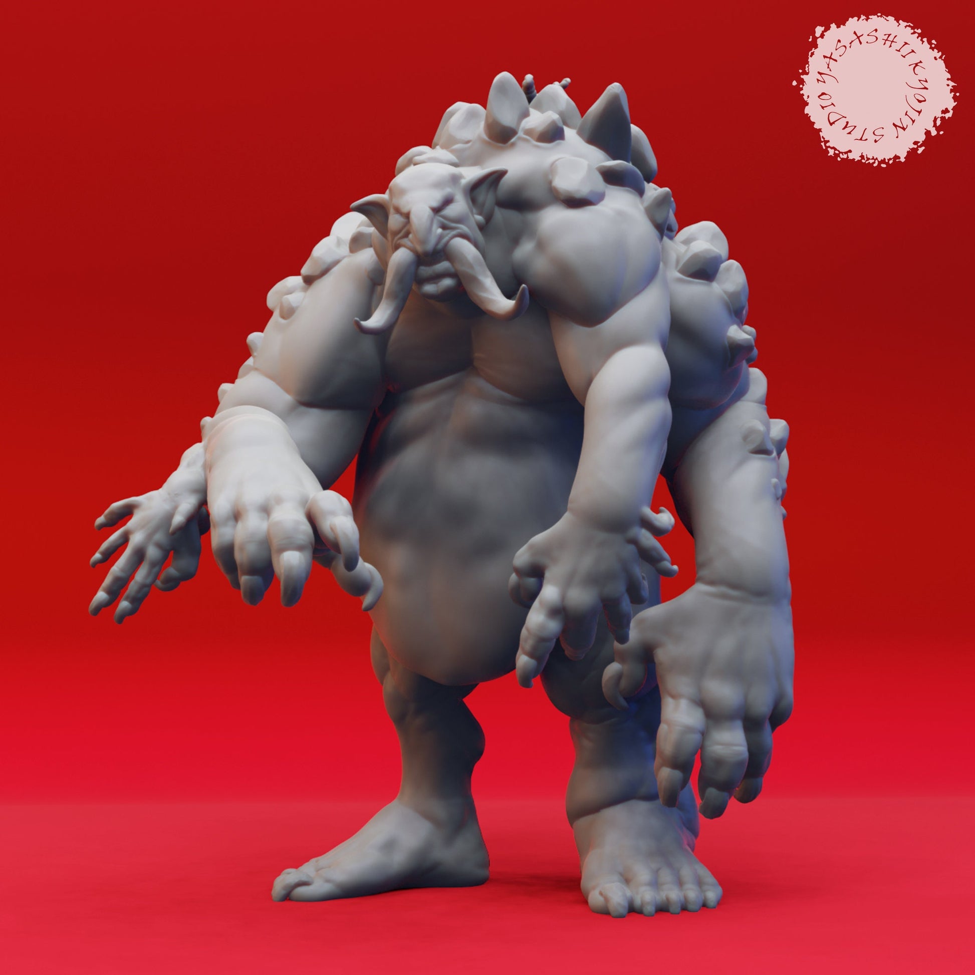 Troll | TABLETOP SCALE | D&D TTRPG Monster Miniature | Yasashii Kyojin Studio