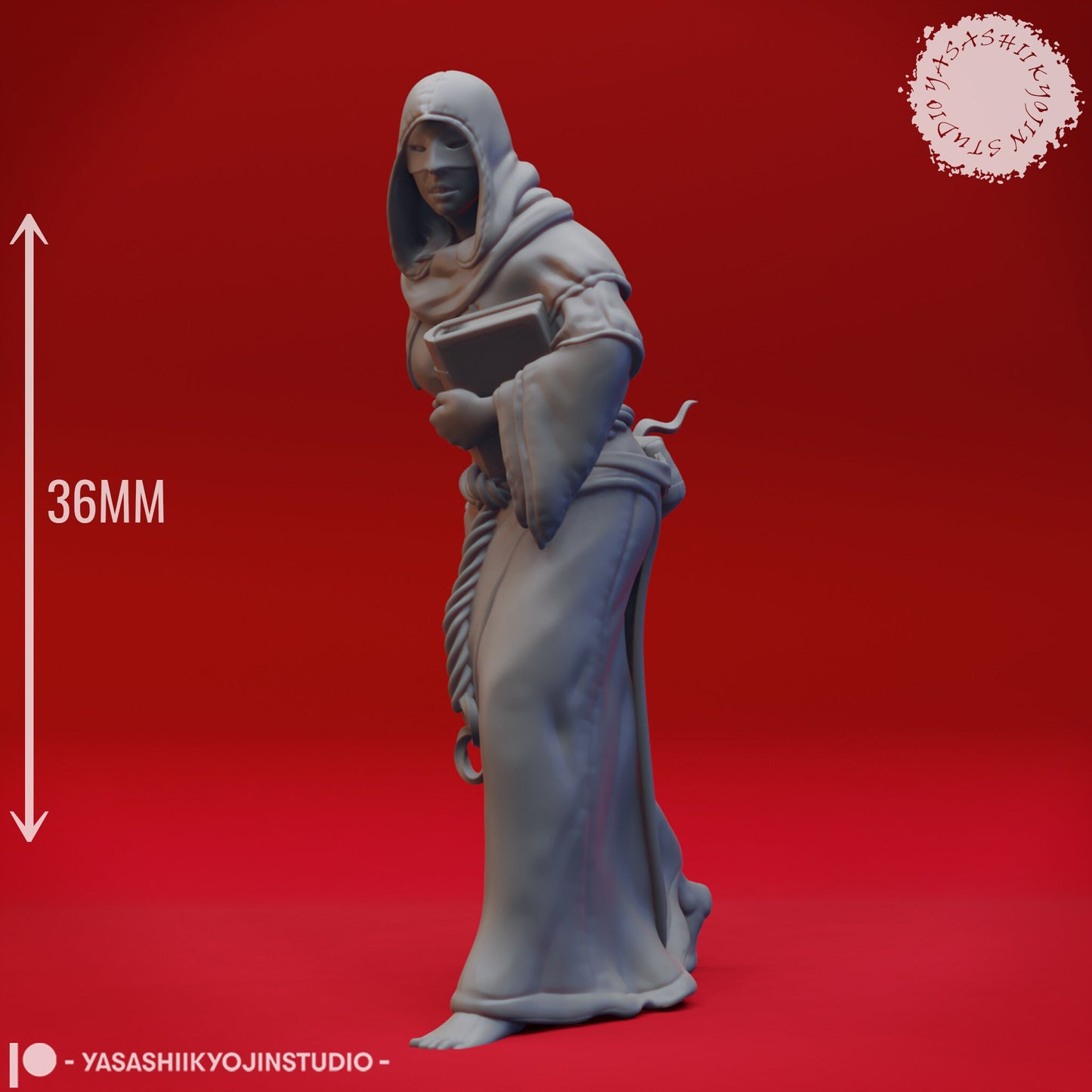 Cultist | TABLETOP SCALE | TTRPG Monster Miniature | Yasashii Kyojin Studio