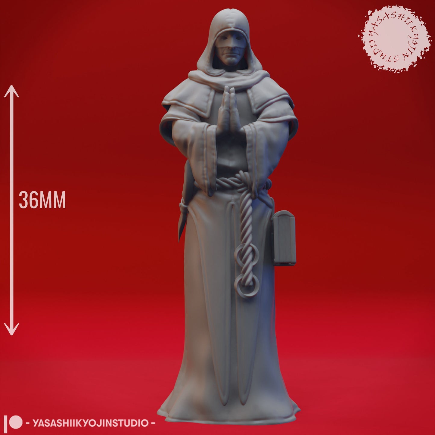 Cultist | TABLETOP SCALE | TTRPG Monster Miniature | Yasashii Kyojin Studio