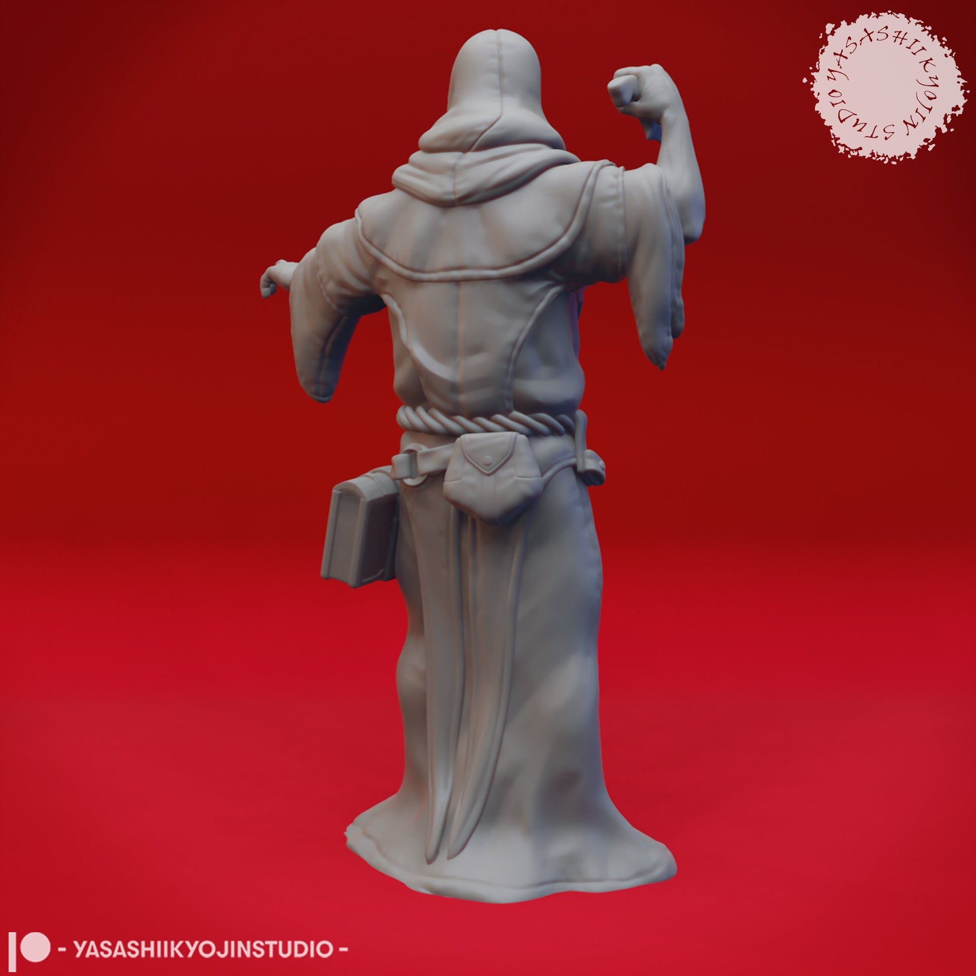 Cultist | TABLETOP SCALE | TTRPG Monster Miniature | Yasashii Kyojin Studio