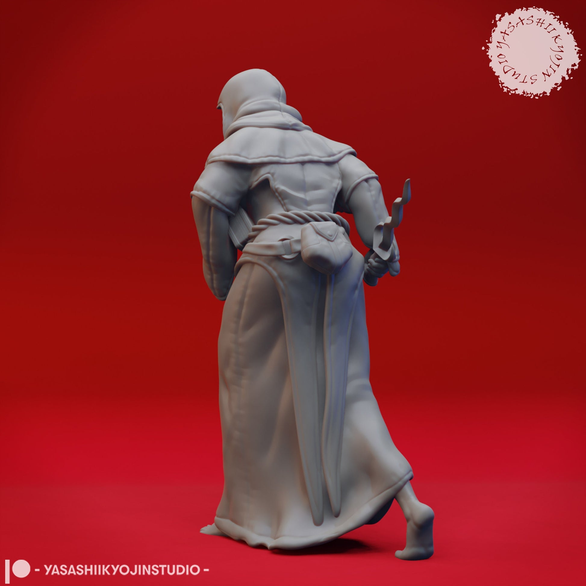 Cultist | TABLETOP SCALE | TTRPG Monster Miniature | Yasashii Kyojin Studio