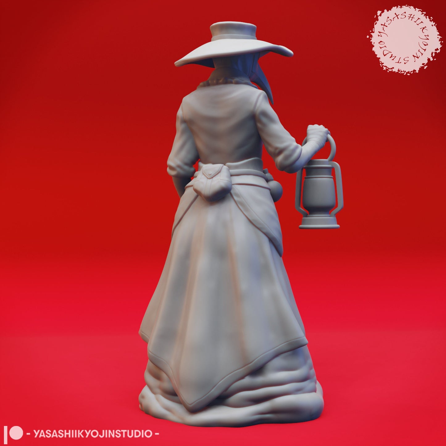 Plague Doctor | TABLETOP SCALE | TTRPG Monster Miniature | Yasashii Kyojin Studio
