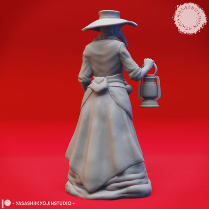 Plague Doctor | TABLETOP SCALE | TTRPG Monster Miniature | Yasashii Kyojin Studio