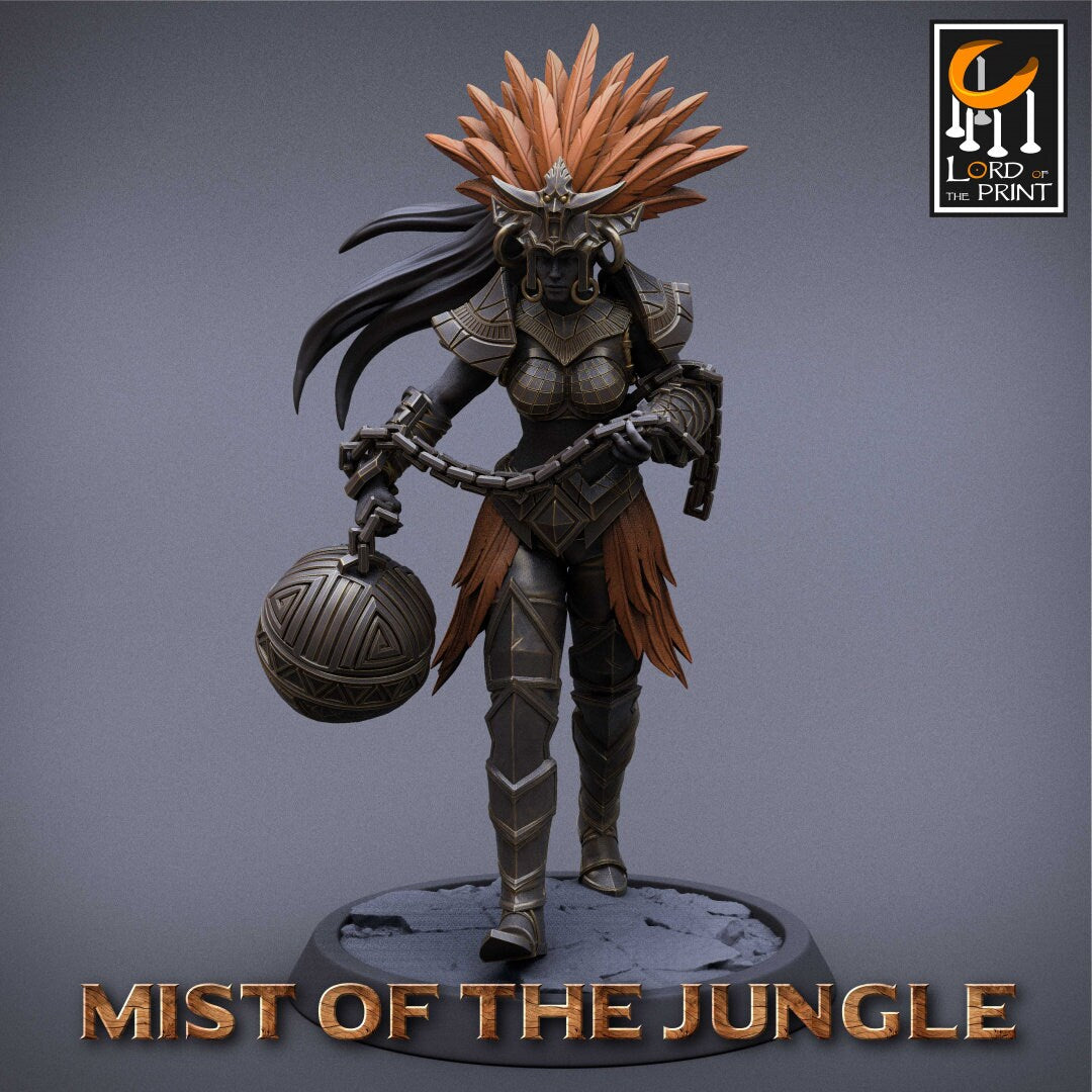 Amazon Heavy Chain | Amazon, Mist of the Jungle | TABLETOP SCALE | D&D TTRPG Miniature | Rescale Miniatures
