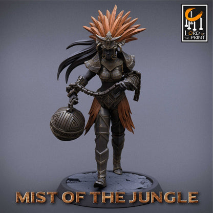 Amazon Heavy Chain | Amazon, Mist of the Jungle | TABLETOP SCALE | D&D TTRPG Miniature | Rescale Miniatures