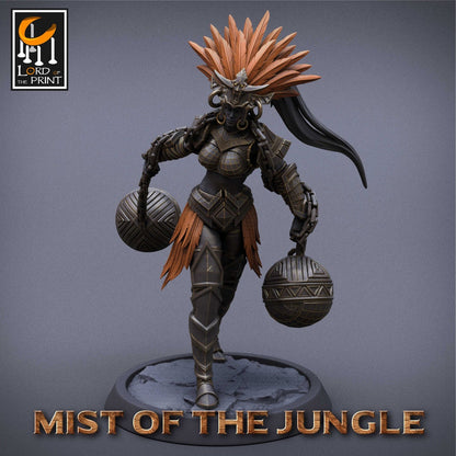 Amazon Heavy Chain | Amazon, Mist of the Jungle | TABLETOP SCALE | D&D TTRPG Miniature | Rescale Miniatures
