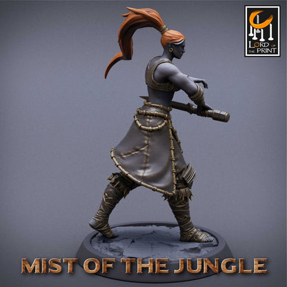 Amazon Heavy Dagger | Amazon, Mist of the Jungle | TABLETOP SCALE | D&D TTRPG Miniature | Rescale Miniatures