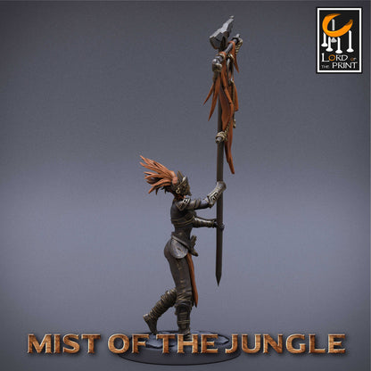 Amazon Light Banner | Amazon, Mist of the Jungle | TABLETOP SCALE | D&D TTRPG Miniature | Rescale Miniatures